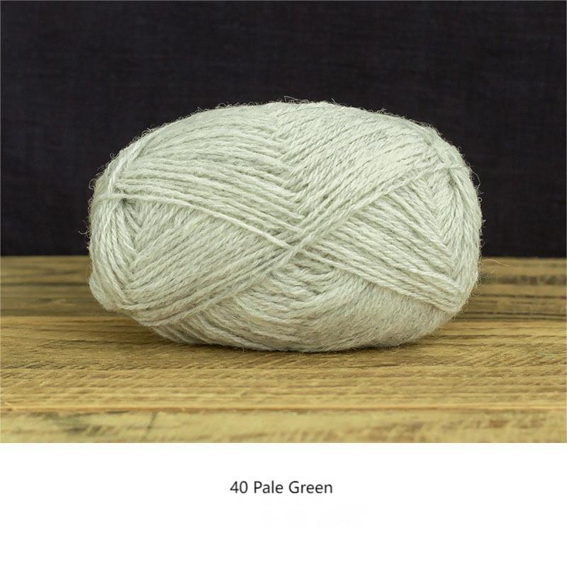 Delan wool yarn hand-woven gift crochet rod hat scarf sweater handmade gift diy clothes bag-HOOKSTH