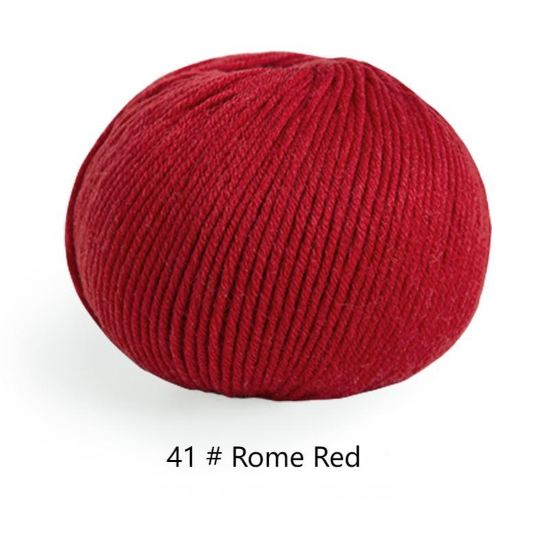 Morandi 6# Australian Merino wool yarn hand-woven gift crochet rod hat scarf sweater handmade gift diy clothes bag-HOOKSTH