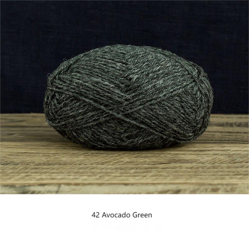 Delan wool yarn hand-woven gift crochet rod hat scarf sweater handmade gift diy clothes bag-HOOKSTH