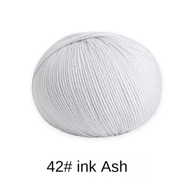 Morandi 4# Australian Merino wool yarn hand-woven gift crochet rod hat scarf sweater handmade gift diy clothes bag-HOOKSTH