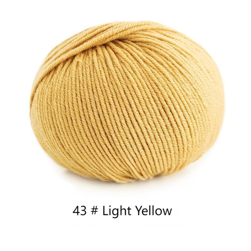 Morandi 6# Australian Merino wool yarn hand-woven gift crochet rod hat scarf sweater handmade gift diy clothes bag-HOOKSTH