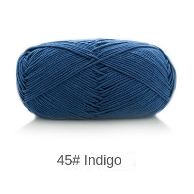 5-ply combed Cotton &  Acrylic hand knitting yarn 100g hand-woven gift crochet rod hat scarf sweater handmade gift diy clothes bag-HOOKSTH