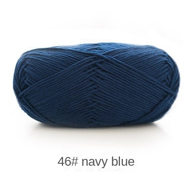 5-ply combed Cotton &  Acrylic hand knitting yarn 100g hand-woven gift crochet rod hat scarf sweater handmade gift diy clothes bag-HOOKSTH