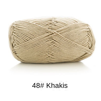 5-ply combed Cotton &  Acrylic hand knitting yarn 100g hand-woven gift crochet rod hat scarf sweater handmade gift diy clothes bag-HOOKSTH