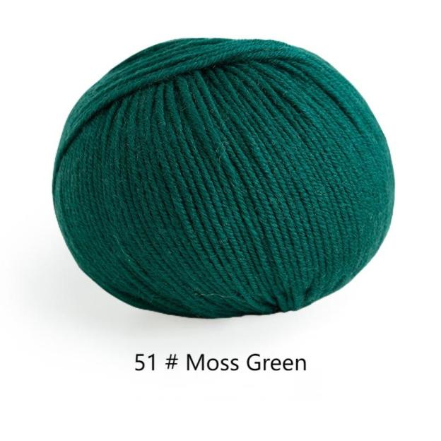 Morandi 6# Australian Merino wool yarn hand-woven gift crochet rod hat scarf sweater handmade gift diy clothes bag-HOOKSTH