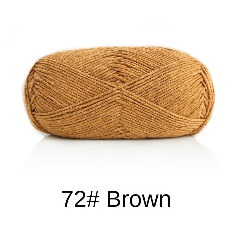 5-ply combed Cotton &  Acrylic hand knitting yarn 100g hand-woven gift crochet rod hat scarf sweater handmade gift diy clothes bag-HOOKSTH