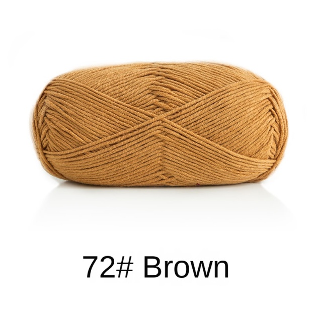 5-ply combed Cotton &  Acrylic hand knitting yarn 100g hand-woven gift crochet rod hat scarf sweater handmade gift diy clothes bag-HOOKSTH