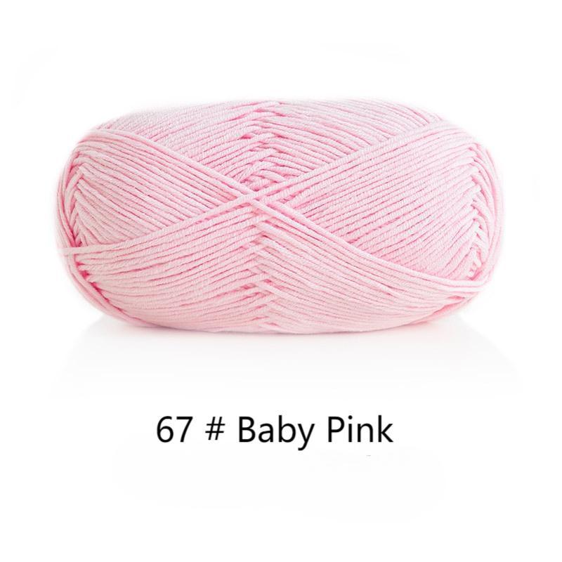 5-ply combed Cotton &  Acrylic hand knitting yarn 100g hand-woven gift crochet rod hat scarf sweater handmade gift diy clothes bag-HOOKSTH