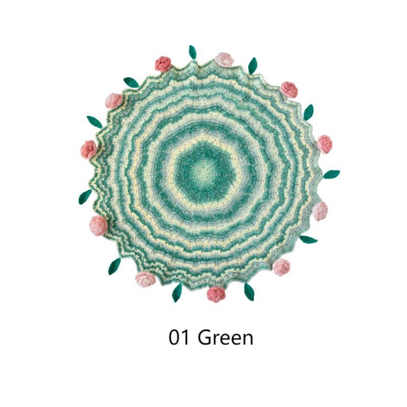 Timeless Bouquet | Handmade crocheted bouquet blanket cape