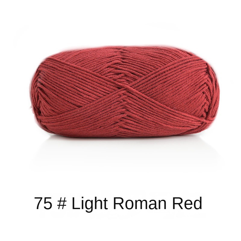 5-ply combed Cotton &  Acrylic hand knitting yarn 100g hand-woven gift crochet rod hat scarf sweater handmade gift diy clothes bag-HOOKSTH