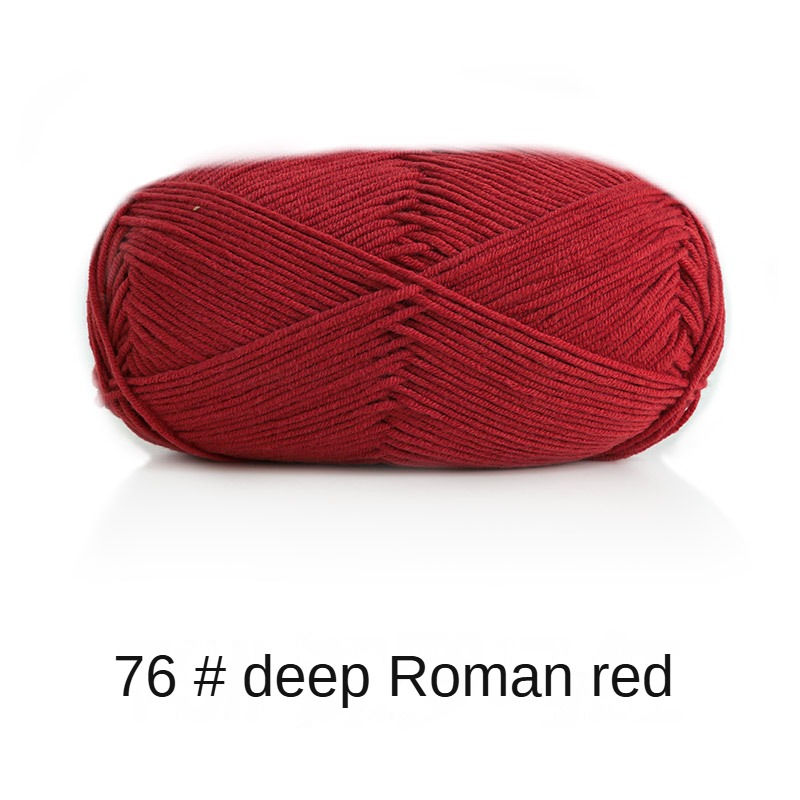 5-ply combed Cotton &  Acrylic hand knitting yarn 100g hand-woven gift crochet rod hat scarf sweater handmade gift diy clothes bag-HOOKSTH