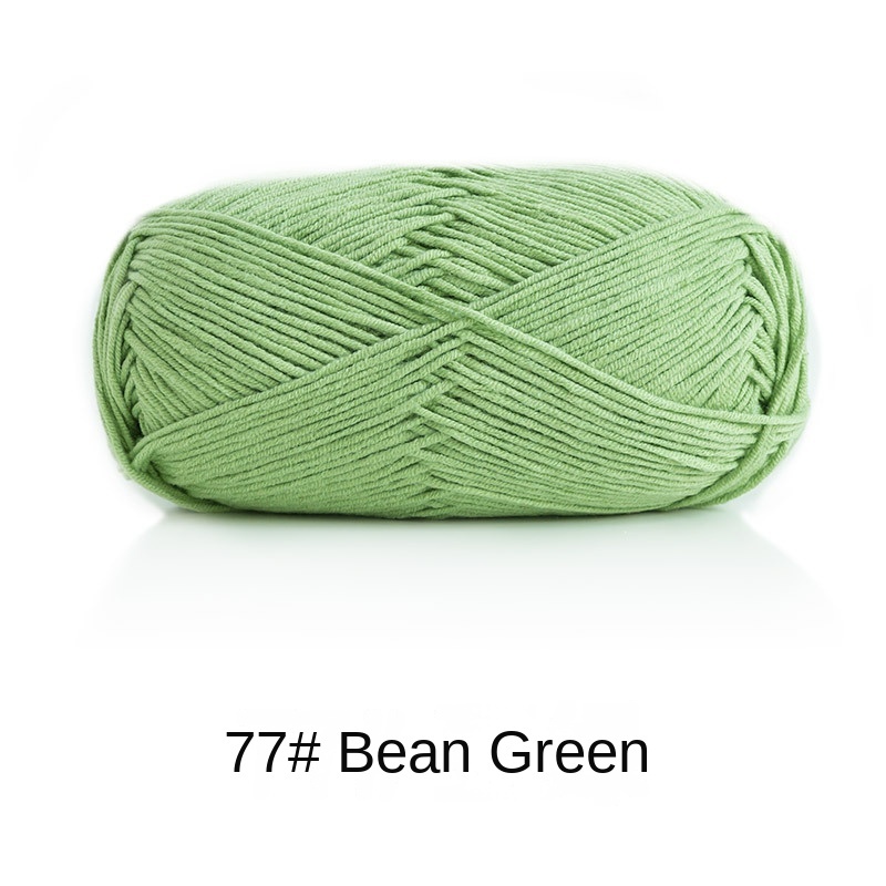 5-ply combed Cotton &  Acrylic hand knitting yarn 100g hand-woven gift crochet rod hat scarf sweater handmade gift diy clothes bag-HOOKSTH