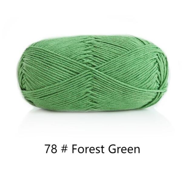 5-ply combed Cotton &  Acrylic hand knitting yarn 100g hand-woven gift crochet rod hat scarf sweater handmade gift diy clothes bag-HOOKSTH