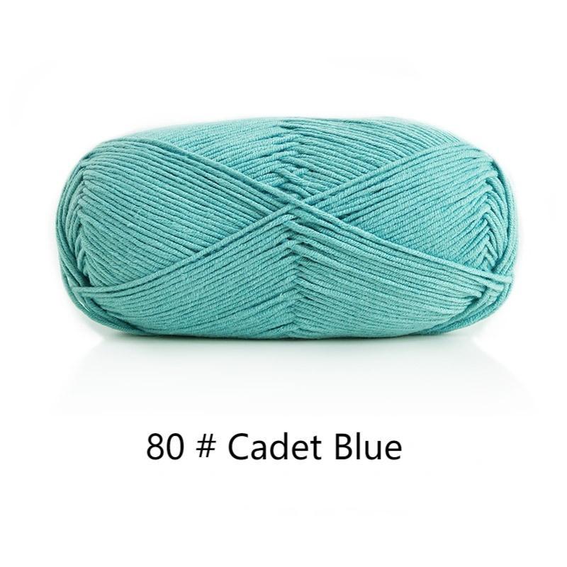 5-ply combed Cotton &  Acrylic hand knitting yarn 100g hand-woven gift crochet rod hat scarf sweater handmade gift diy clothes bag-HOOKSTH