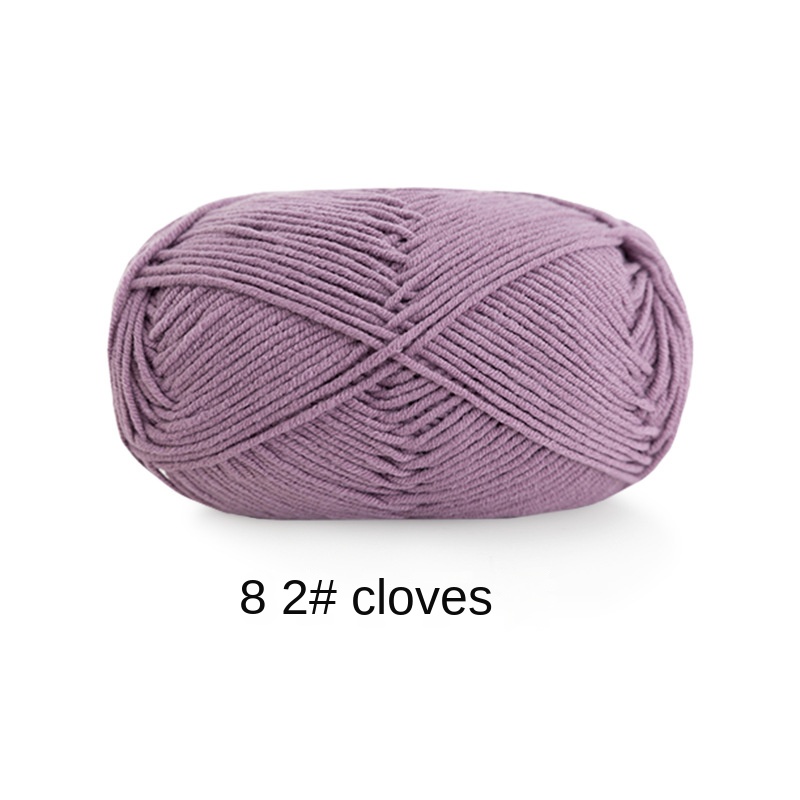 Su Su sister home wool 4 strands milk combed cotton wool ball hand-knitted a package of 10 ball crochet rod