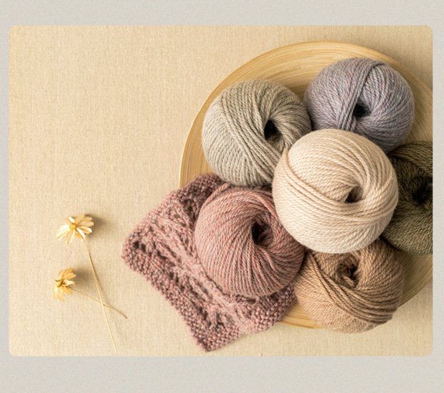 Morandi 8# Australian Merino wool yarn hand-woven gift crochet rod hat scarf sweater handmade gift diy clothes bag-HOOKSTH