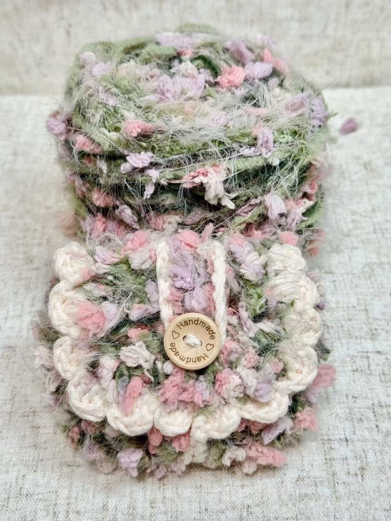 Slytherin | Hand Mixed Yarn Card Bag Material Pack Hand Crochet Mixing Bag Driver's License Bag Card Bag Headphone Bag DIY