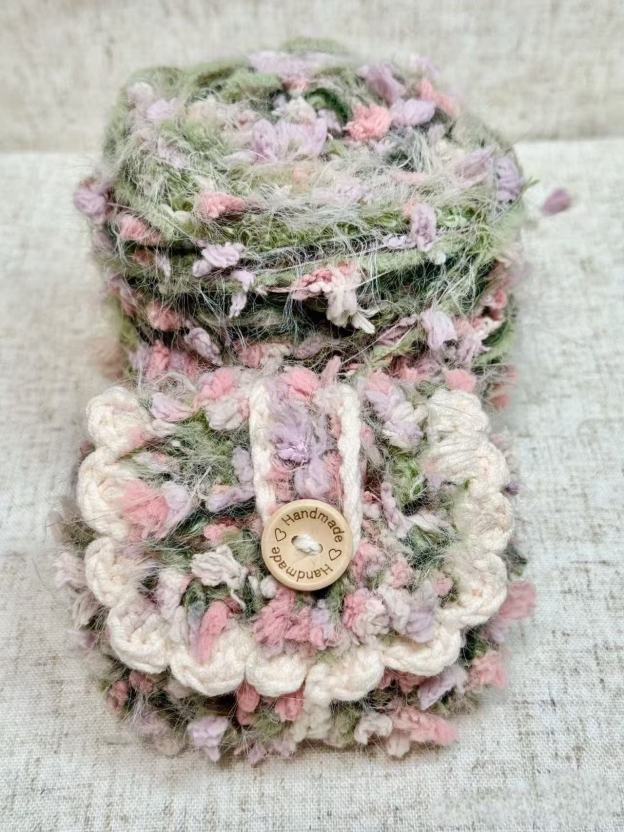 Slytherin | Hand Mixed Yarn Card Bag Material Pack Hand Crochet Mixing Bag Driver's License Bag Card Bag Headphone Bag DIY