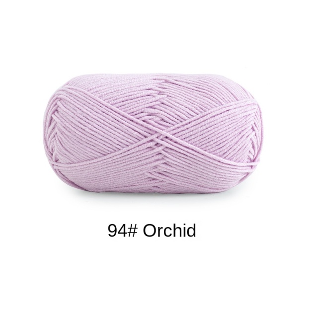 4-ply combed Cotton &  Acrylic hand knitting yarn 50g hand-woven gift crochet rod hat scarf sweater handmade gift-HOOKSTH