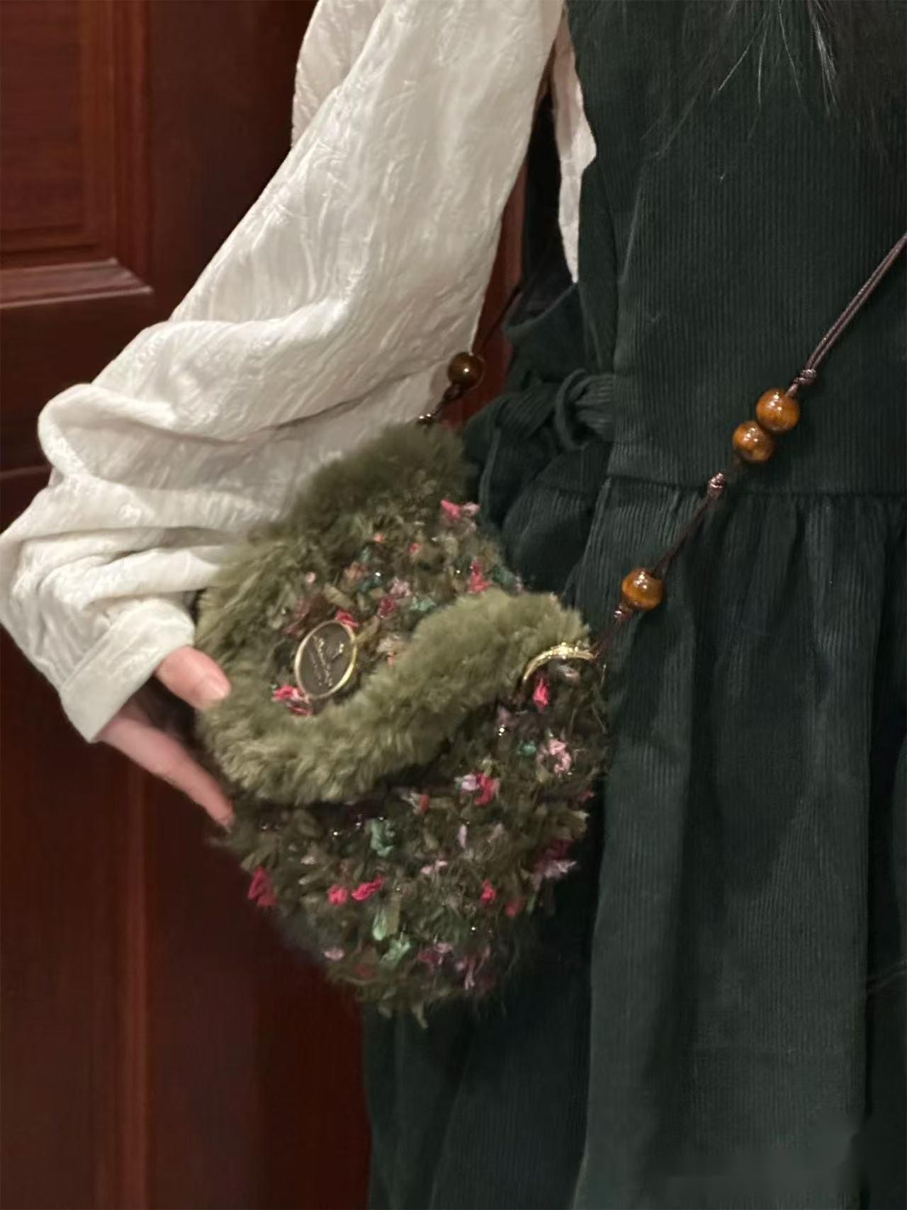 Forest Garden | Hand Mixed Yarn Crochet Bags