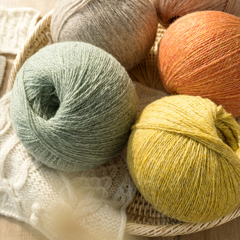 Hand knitting Australian Merino wool yarn hand-woven gift crochet rod hat scarf sweater handmade gift diy clothes bag-HOOKSTH