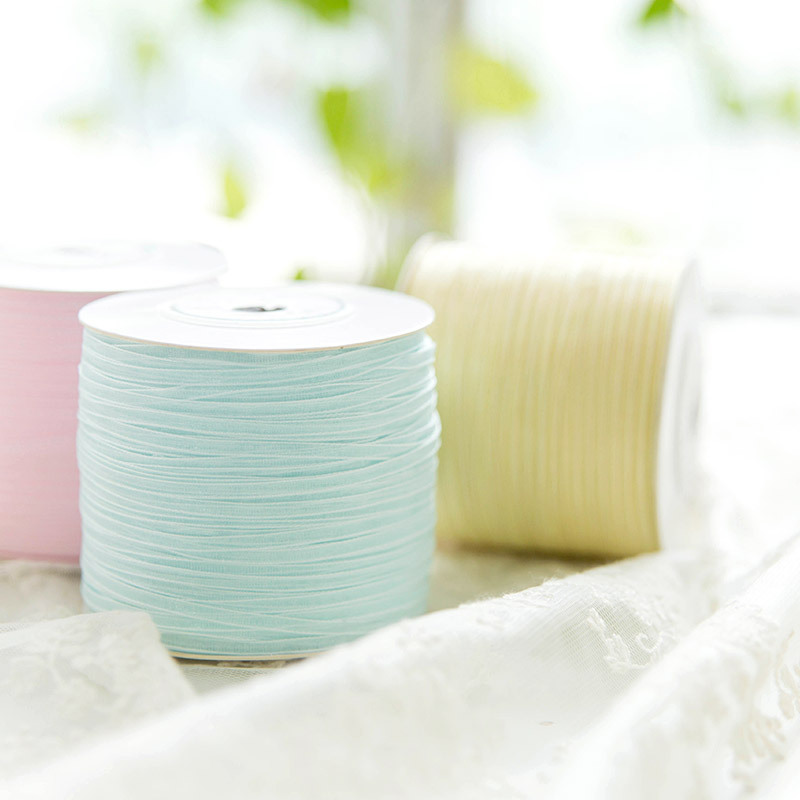 Snow Gauze Belt hand-woven gift crochet rod hat scarf sweater handmade gift diy clothes bag-HOOKSTH