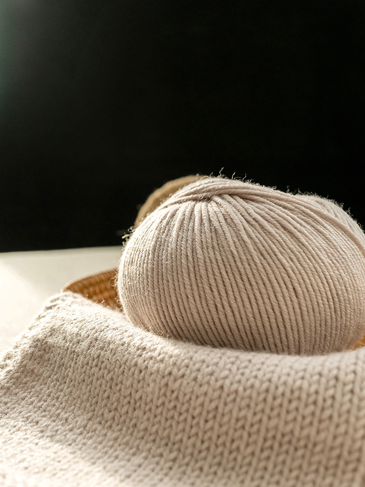 Morandi 6# Australian Merino wool yarn hand-woven gift crochet rod hat scarf sweater handmade gift diy clothes bag-HOOKSTH