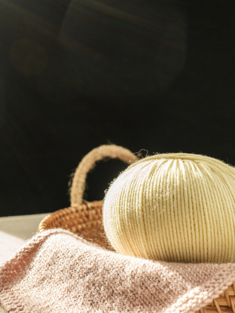 Morandi 4# Australian Merino wool yarn hand-woven gift crochet rod hat scarf sweater handmade gift diy clothes bag-HOOKSTH