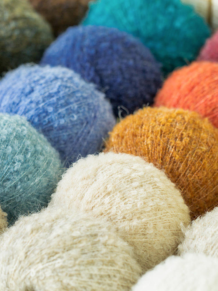 Loop yarn wool yarn hand-woven gift crochet rod hat scarf sweater handmade gift diy clothes bag-HOOKSTH