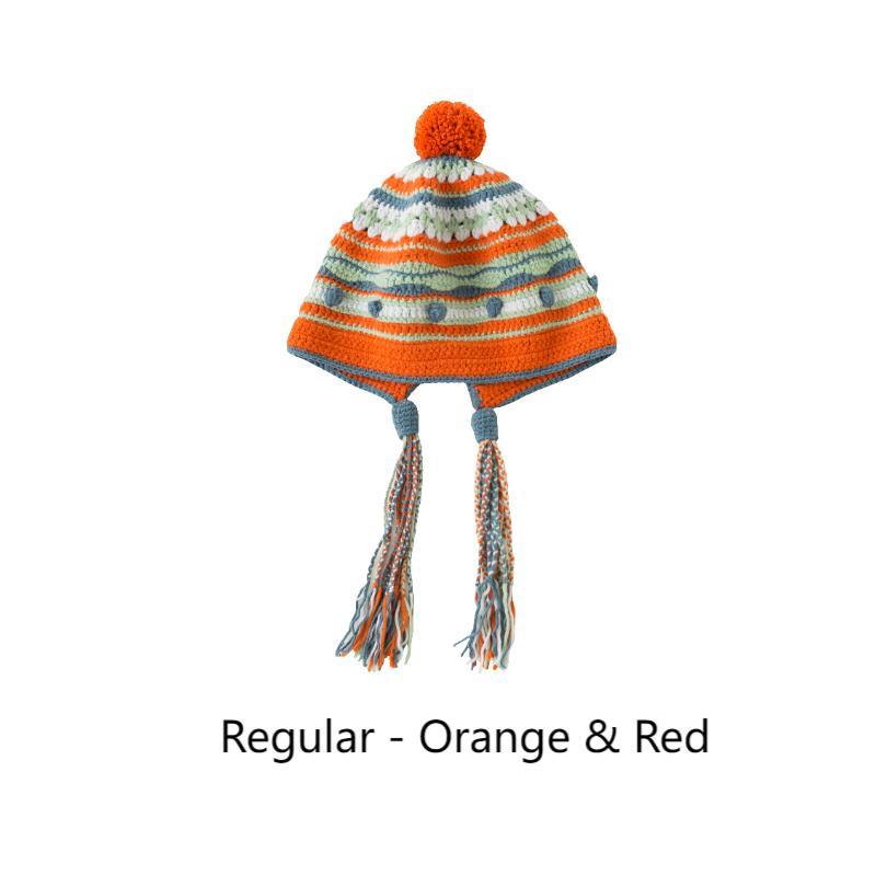 Block ear Hat Handmade DIY hat crochet yarn wool ball homemade material package-HOOKSTH