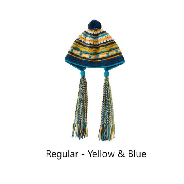 Block ear Hat Handmade DIY hat crochet yarn wool ball homemade material package-HOOKSTH