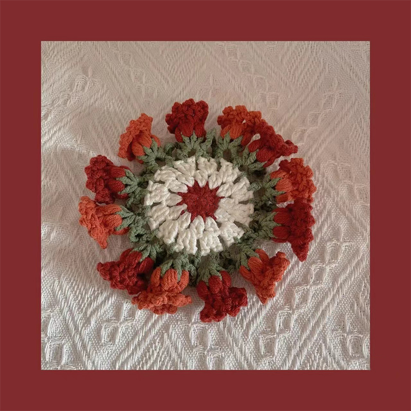 The Secret of Lily of the Valley | Handmade Crochet Coaster