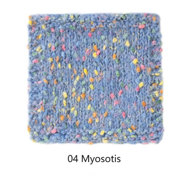 Pointillist cotton yarn hand-woven gift crochet rod hat scarf sweater handmade gift diy clothes bag-HOOKSTH