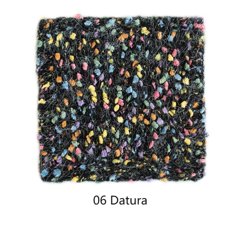 Pointillist cotton yarn hand-woven gift crochet rod hat scarf sweater handmade gift diy clothes bag-HOOKSTH