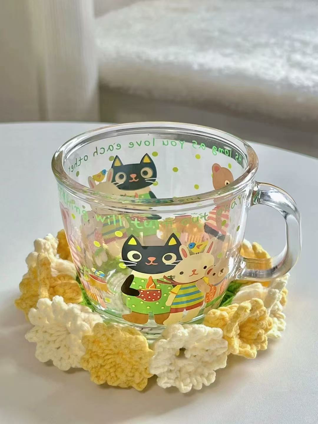 The Secret of Lily of the Valley | Handmade Crochet Coaster