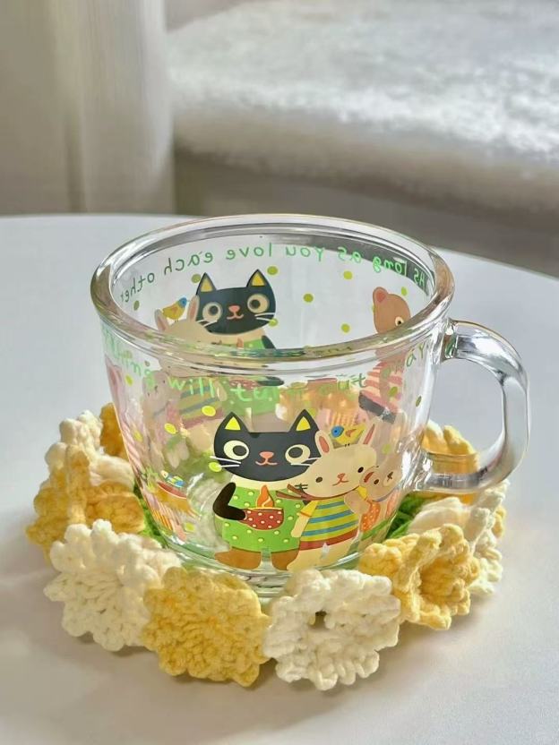 The Secret of Lily of the Valley | Handmade Crochet Coaster