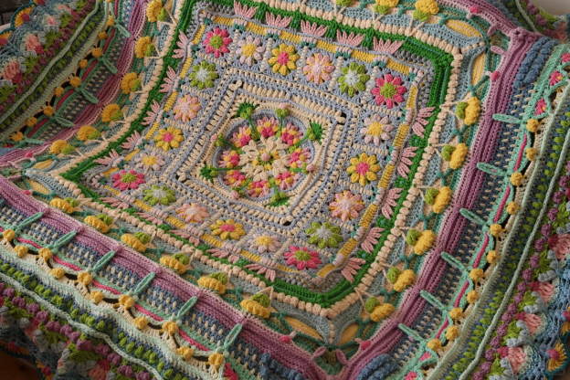 The Wizard of Oz |  Handmade Crochet Vintage Blanket