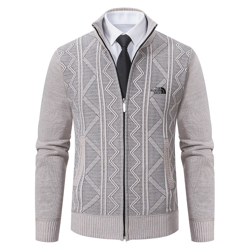 The North Face -Dolcevita in cashmere con cerniera pesante da uomo