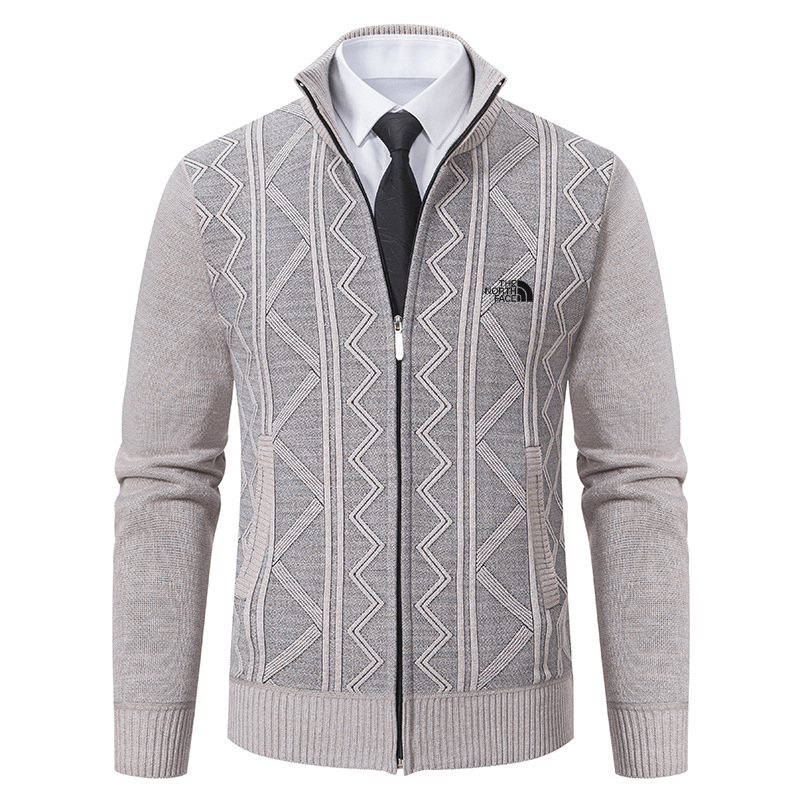 The North Face -Dolcevita in cashmere con cerniera pesante da uomo