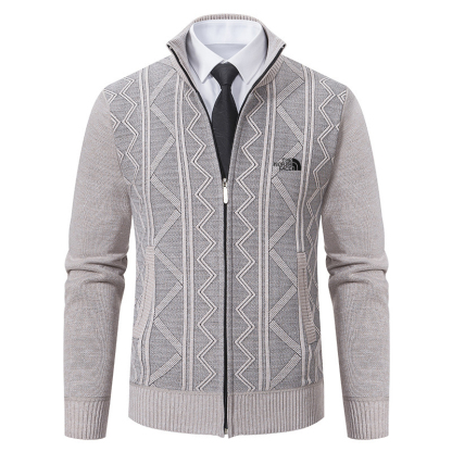The North Face -Dolcevita in cashmere con cerniera pesante da uomo