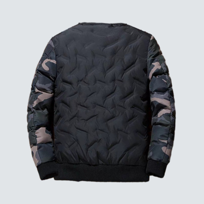 The Nokdjrth Face - Giacca Uomo Invernale in Piuma con Motivo Camo