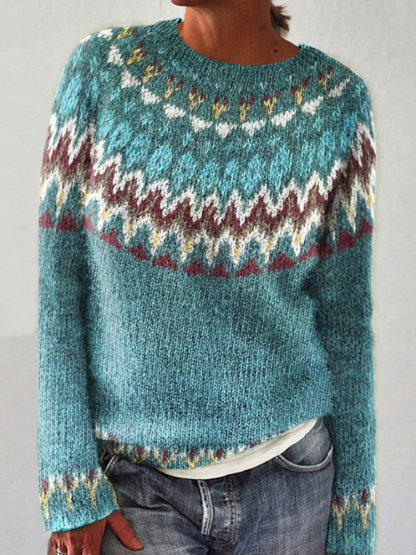 Maglione vintage Fairman Island Wave