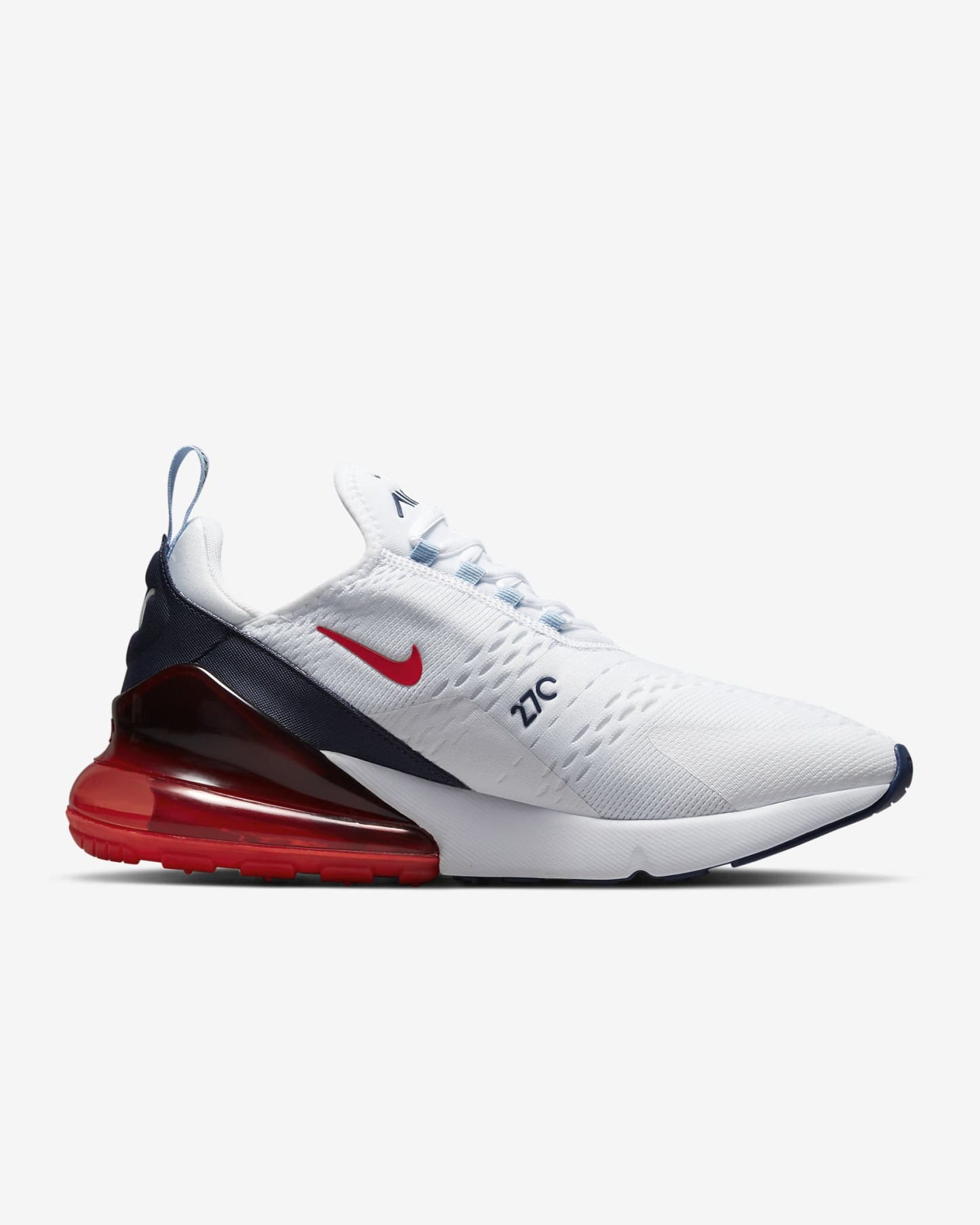 Nikdjke Air Max 270 USA White Red Blue Sneakers