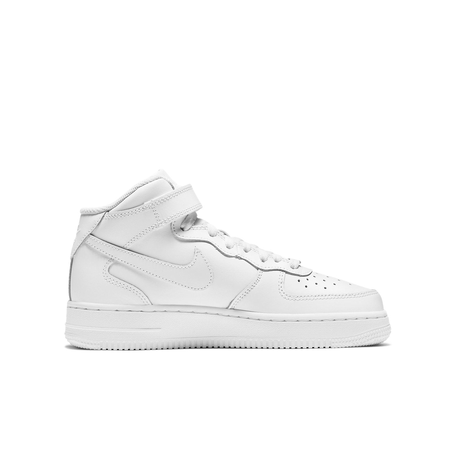 (GS) Nikdjke Air Force 1 Mid LE 'Triple White' DH2933-111