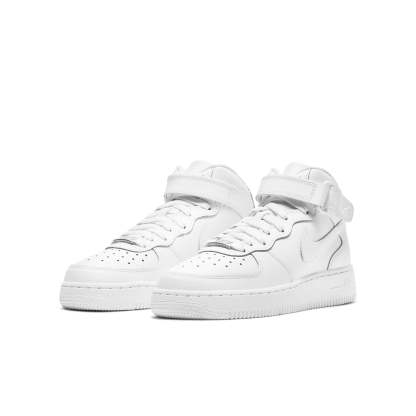 (GS) Nikdjke Air Force 1 Mid LE 'Triple White' DH2933-111