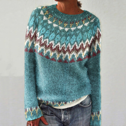 Maglione vintage Fairman Island Wave