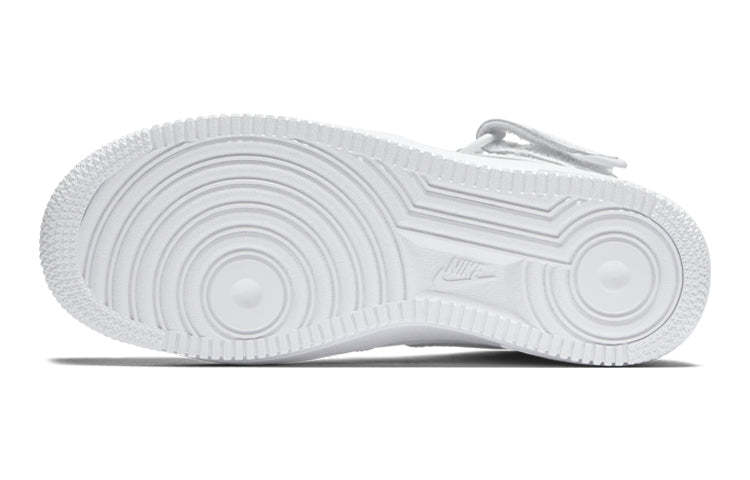 (GS) Nikdjke Air Force 1 Mid 'Triple White' 314195-113