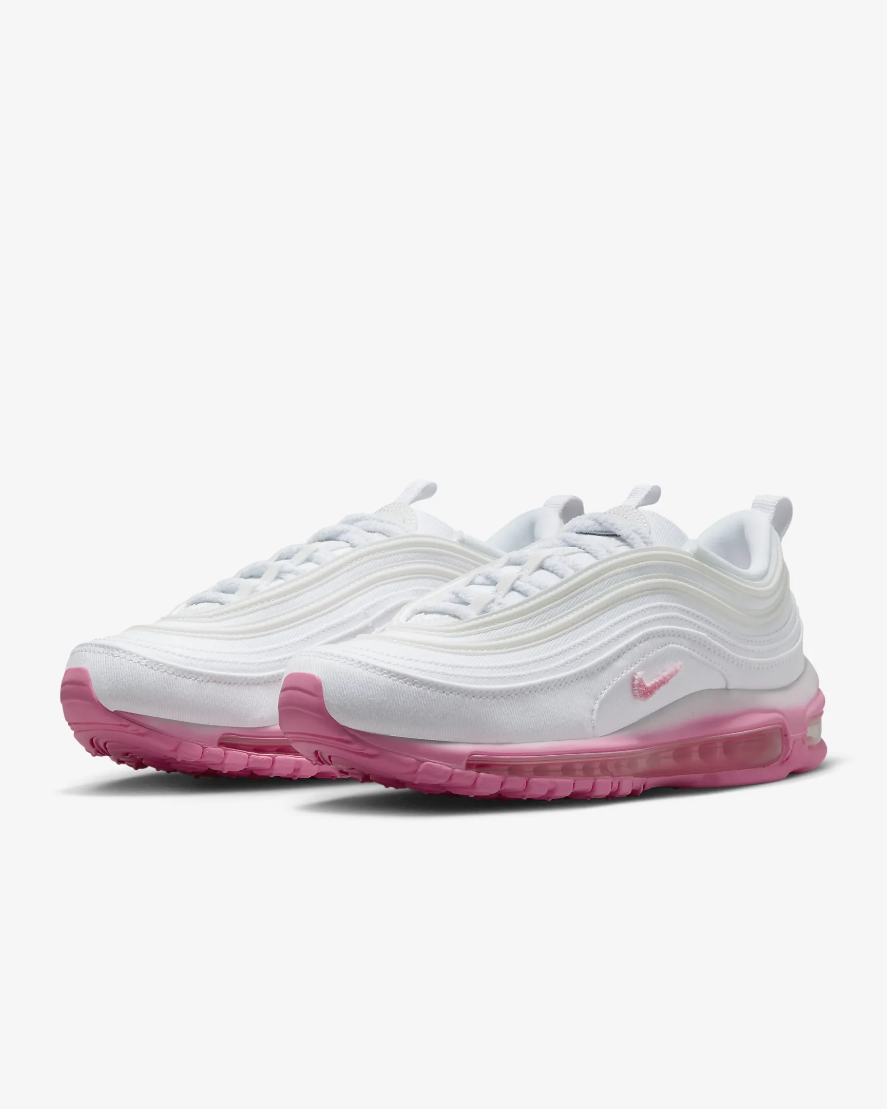 Nikdjke Air Max 97 WMNS "White Canvas / Pink Chenille"