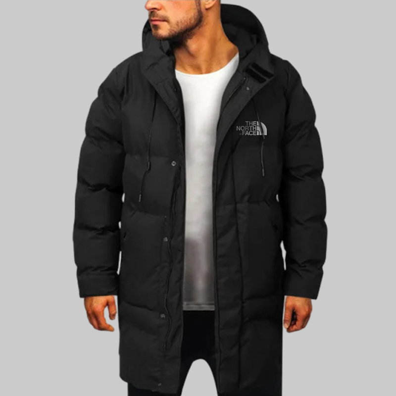 TNF®-Giacca con cappuccio classica da uomo di media lunghezza
