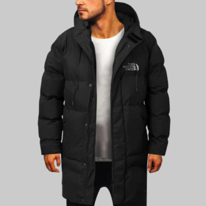 TNF®-Giacca con cappuccio classica da uomo di media lunghezza